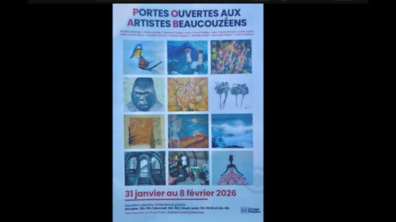 EXPOSITION ARTISTES BEAUCOUZÉ 49070  2026