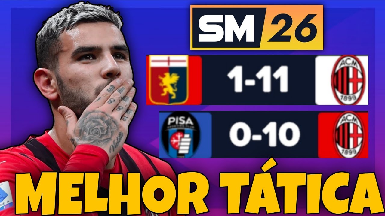 SM26 - 4.1.5 Dos MASSACRES - A Melhor Tática Da HISTÓRIA🏆⚽️ 