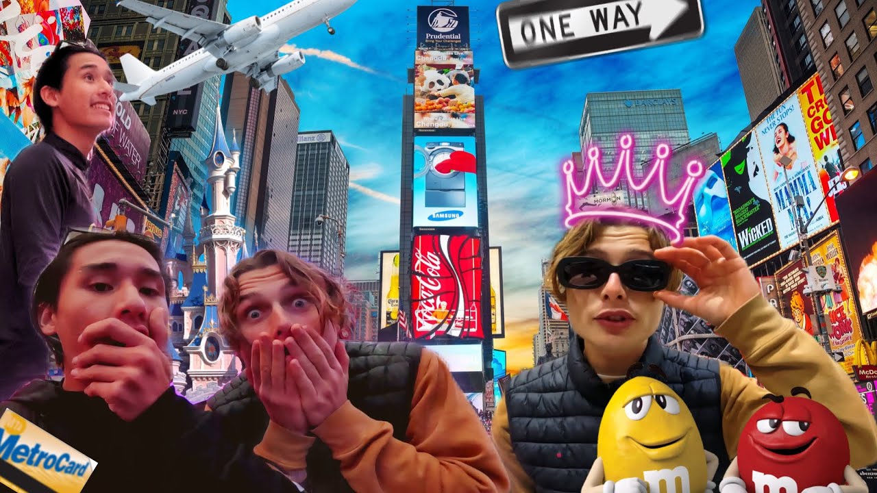 ON ARRIVE À TIMES SQUARE !! - New York #1