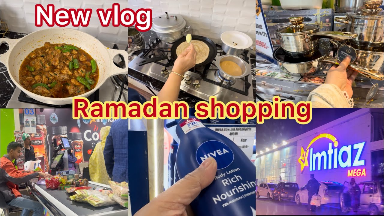 Ramazan Shopping vlog | Dhabe wali karahi ghar per banayen | ghar ke parathy | urdu | hindi | vlog