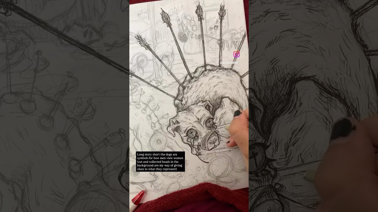 #music #art #artmusic #drawing #song #themarias #ventart #sketchbook #symbolism #symbolic #meaning