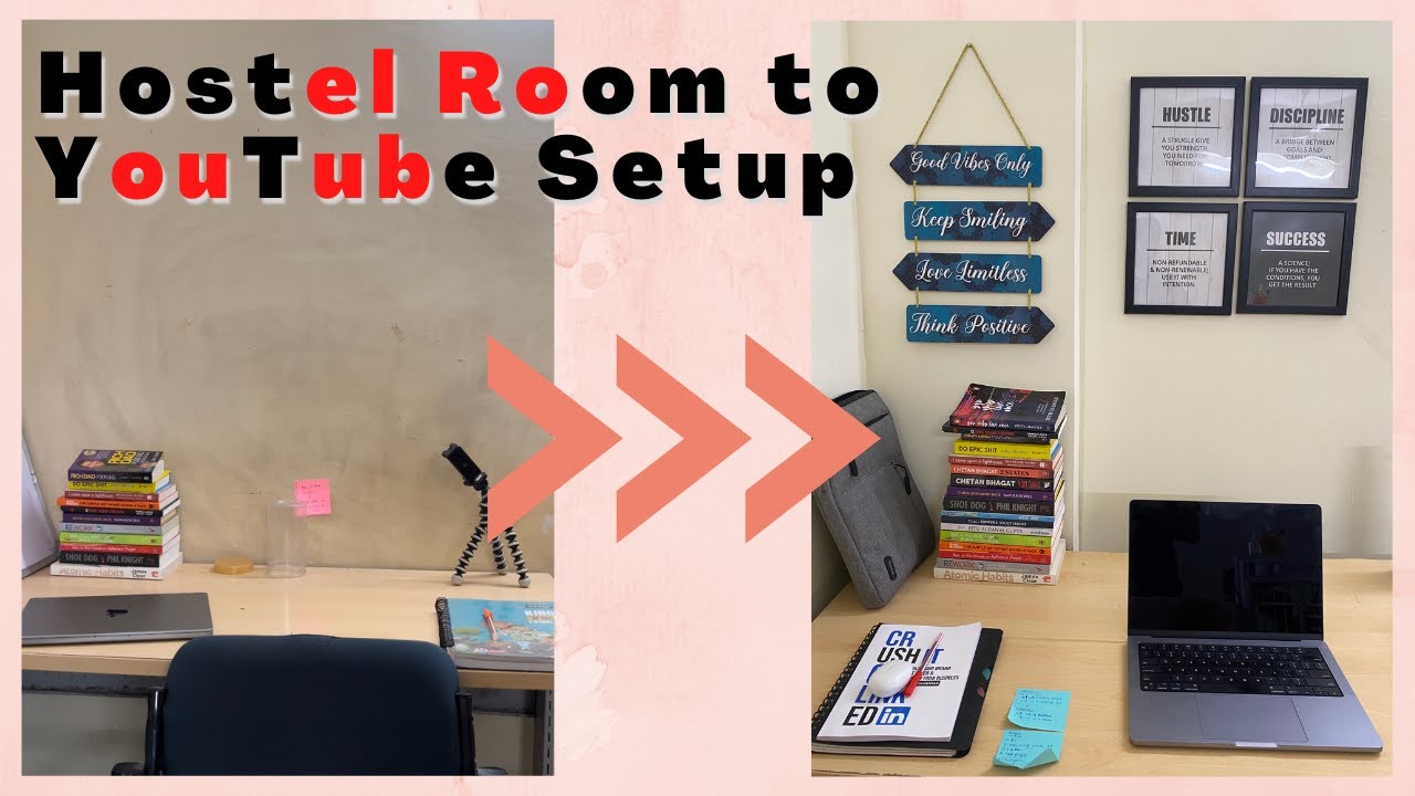 Hostel Room to YouTube setup || Studio in hostel | #new #setuptour