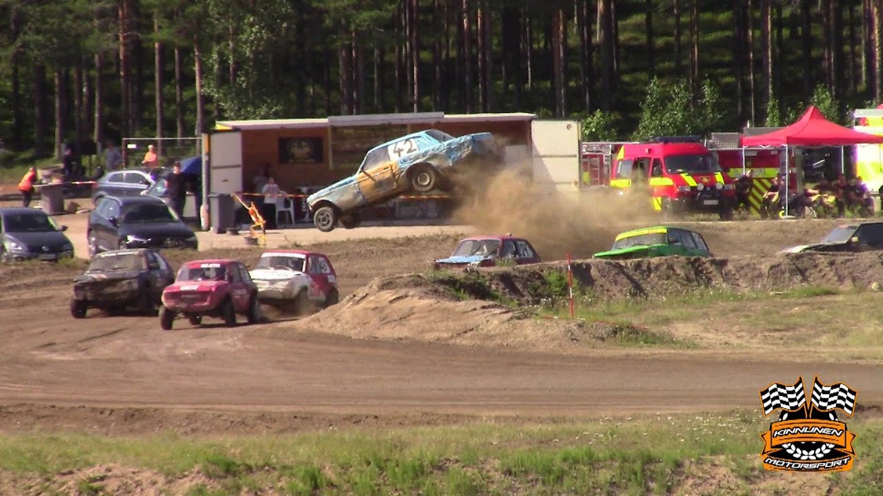Poikkinaintiajot 2024 Sunnuntai Crashes