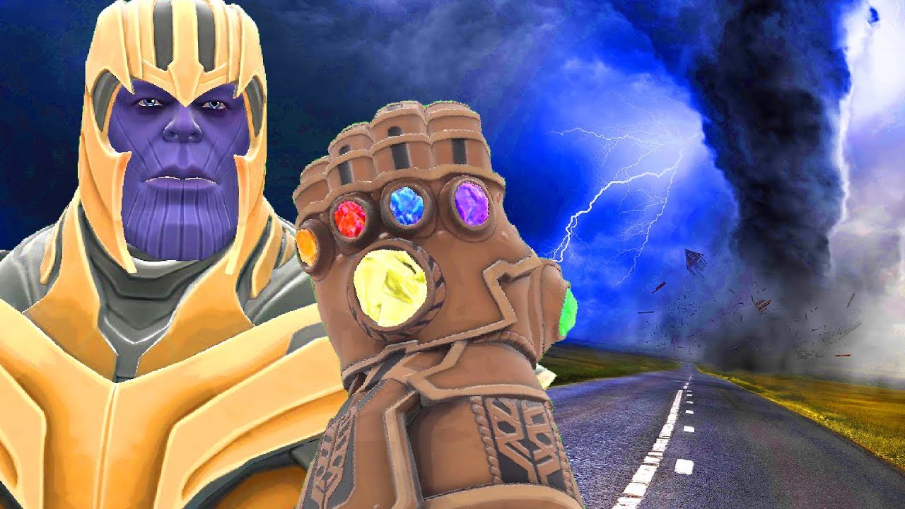 Can Thanos' INFINITY GAUNTLET Survive a TORNADO in Gmod?