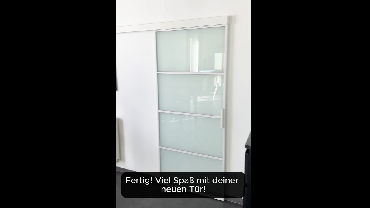 Montageanleitung: Loft-Schiebetür (Einzeltür) einfach selbst einbauen | floft.de