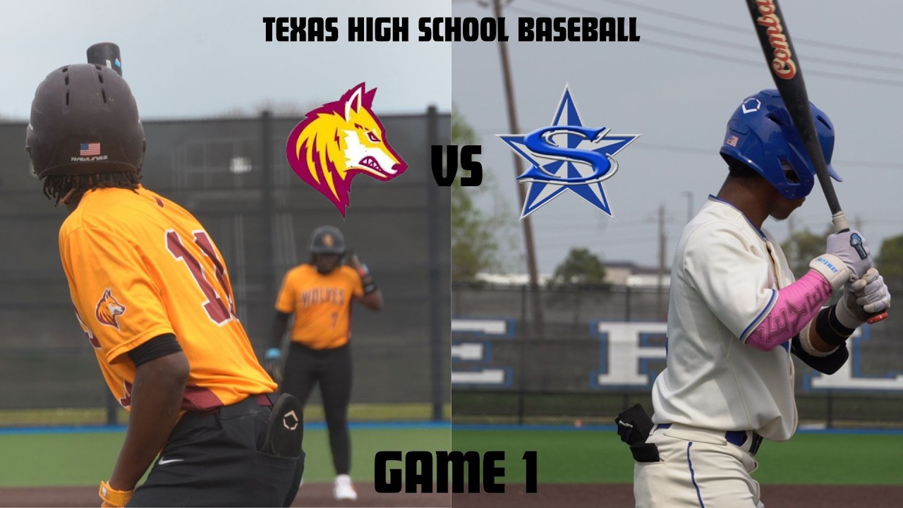 Welcome to District Play!!!!! Beaumont United vs Baytown Sterling Texas High School Baseball