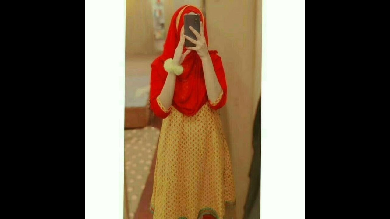 stylish hidden face hijab dpz/whatapp dpz for muslim girls