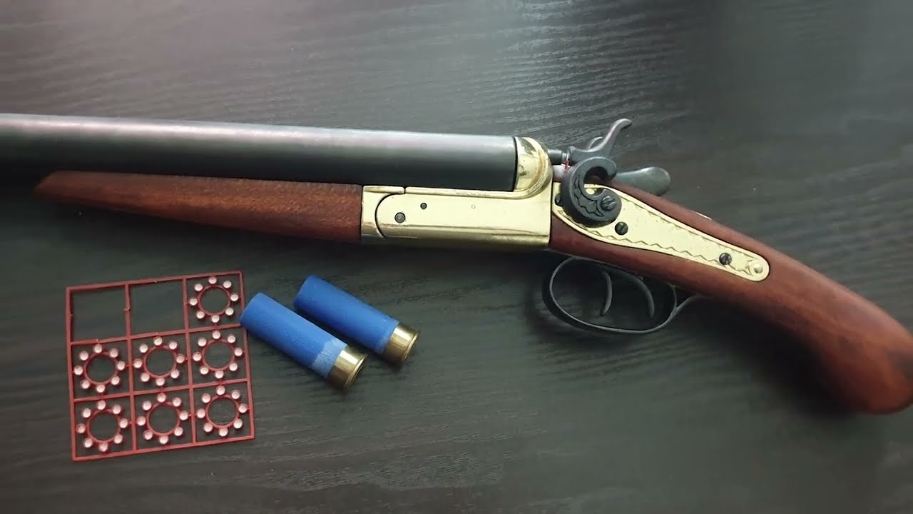 데닉스 더블배럴 모델건에 화약 장전했더니..Denix Double Barreled Pistol 1868 (ft. Cap Firing)