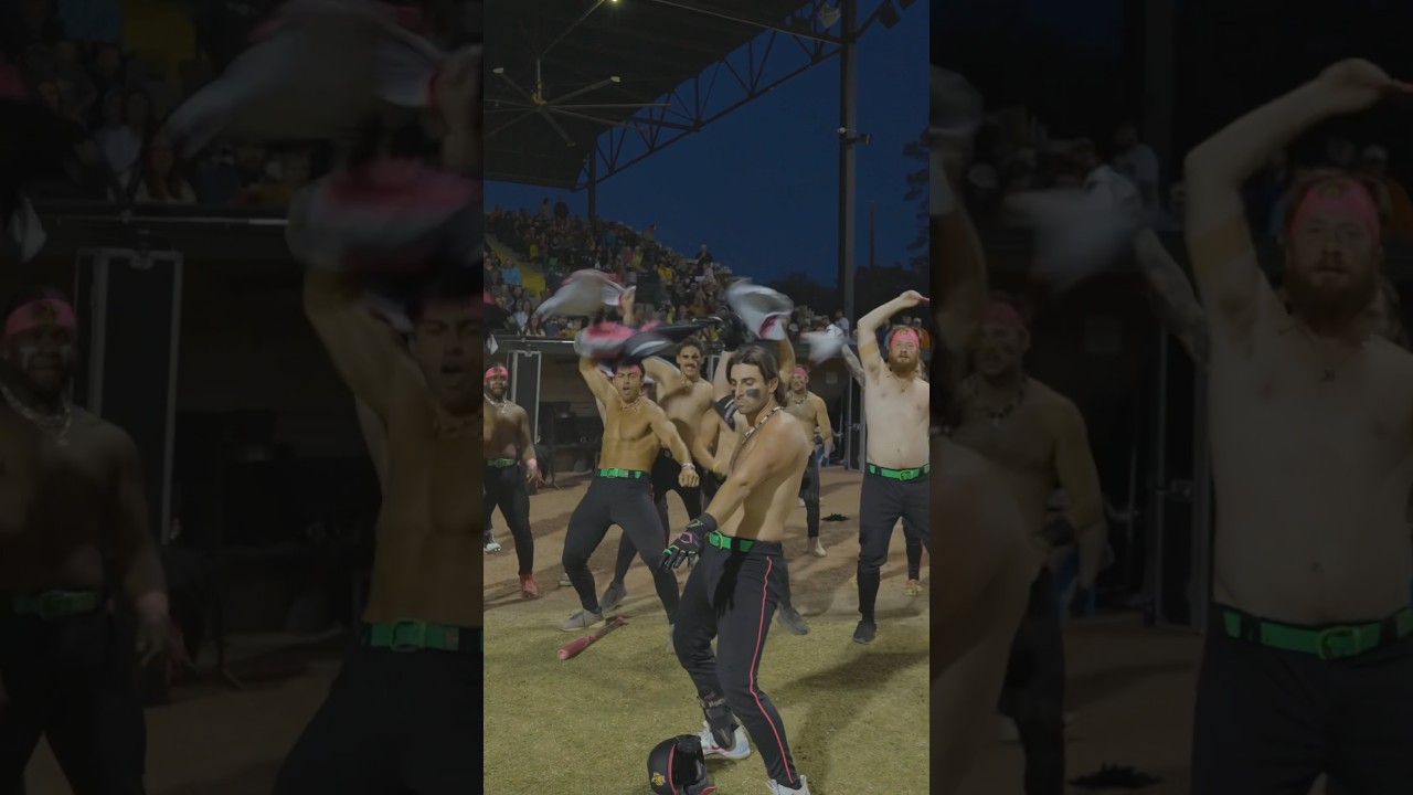 They All Took Their Shirts Off!?! #shirtless #party #partyanimals #dance #bananaball #baseball #fun