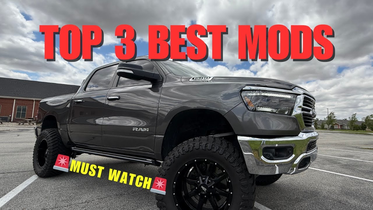 Top 3 BEST MODS For Ram 1500- MUST WATCH