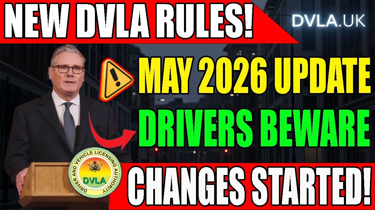 ⚠️ Обновление DVLA от мая 2026 года: водители в Великобритании должны знать это сейчас. Новые пра...