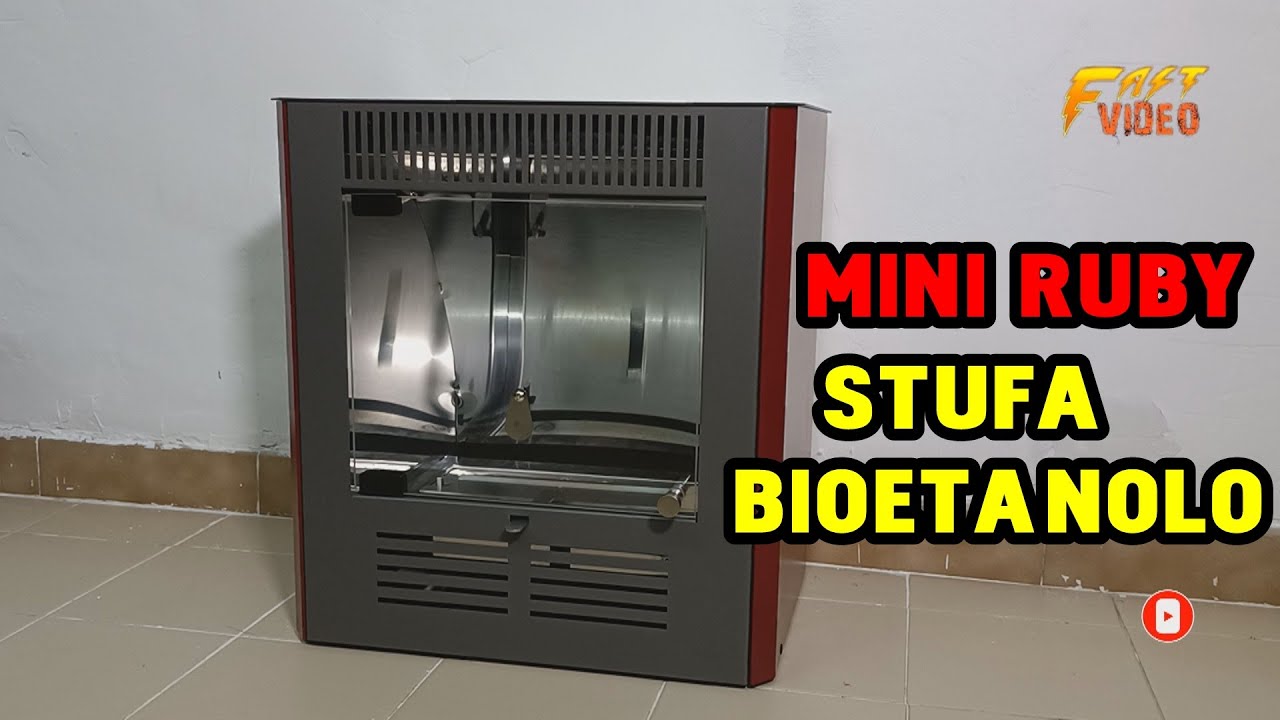 RECENSIONE  TEST Tecno Air System SB502BX RUBY MINI SMART A BIOETANOLO SENZA ENERGIA ELETTRICA O GAS