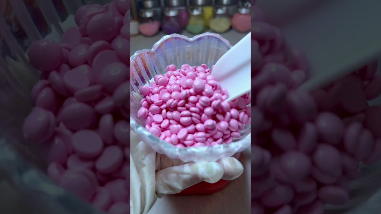 Say &ldquo;melt&rdquo; and I will 😌 #asmr #waxbeads #oddlysatisfying #hairremoval