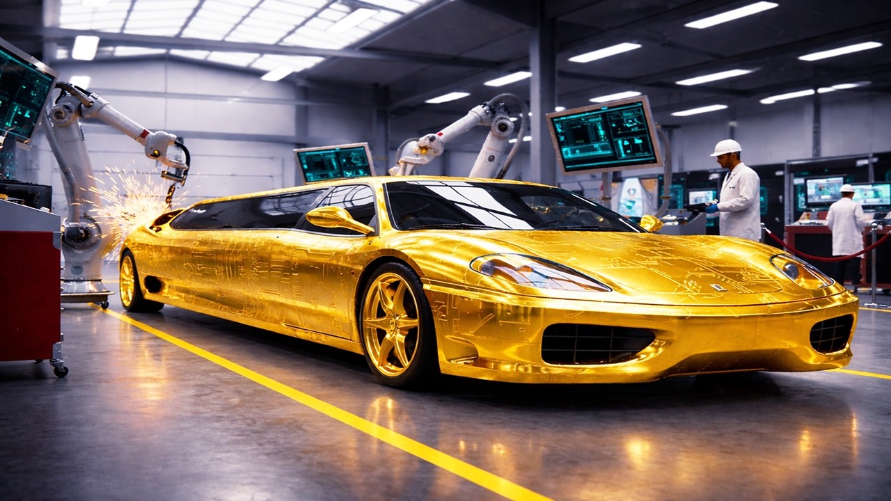 Inside the Factory: Building the Rosso Corsa Ferrari 360 Limo | Exotic Engineering Explored
