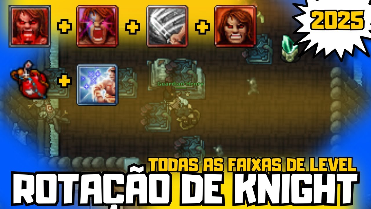 Tibia: Melhores Combos de Knight para TODAS as Faixas de Level | Guia Completo de Rotação de Magias!