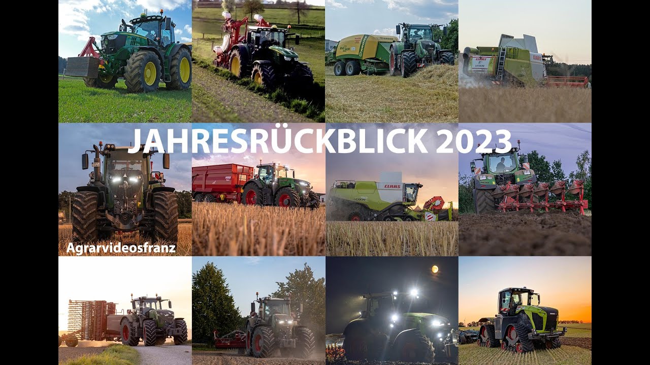 Jahresrückblick 2023 | Fendt, John Deere, Claas, etc. | Landwirtschaft