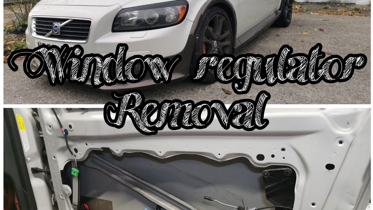 Volvo C30 2007 Front Window Regulator / Mechanism Removal.