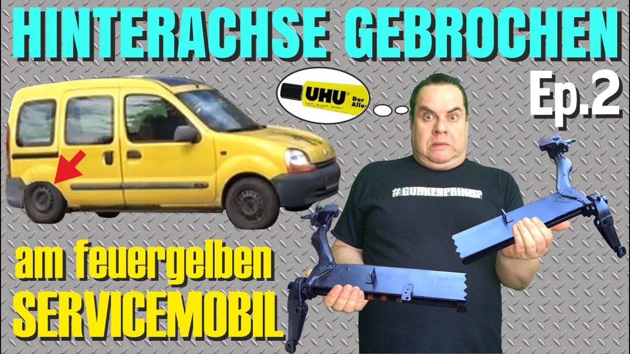 Kangoo Phase1 #2 | Drehstabfeder gebrochen | Neue Hinterachse & Bremsen Vorne | Weg mit dem Rost!!!