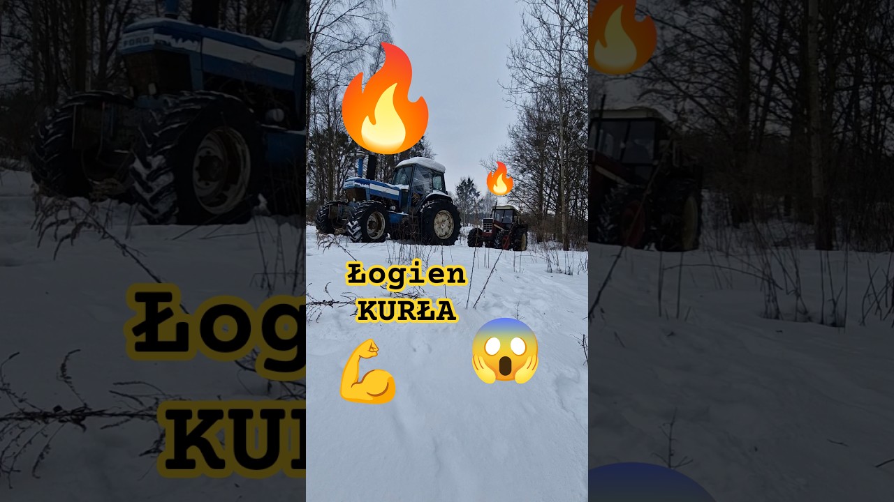 🚜Case 1246 i przygodnie 🚜tw-20 zimowa wtopa
