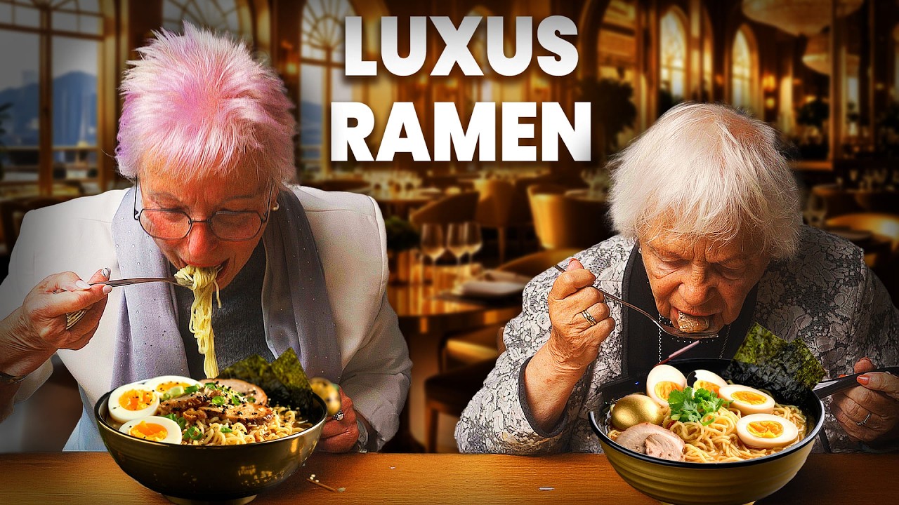 Deutsche Senioren probieren japanische luxus Ramen €€€€