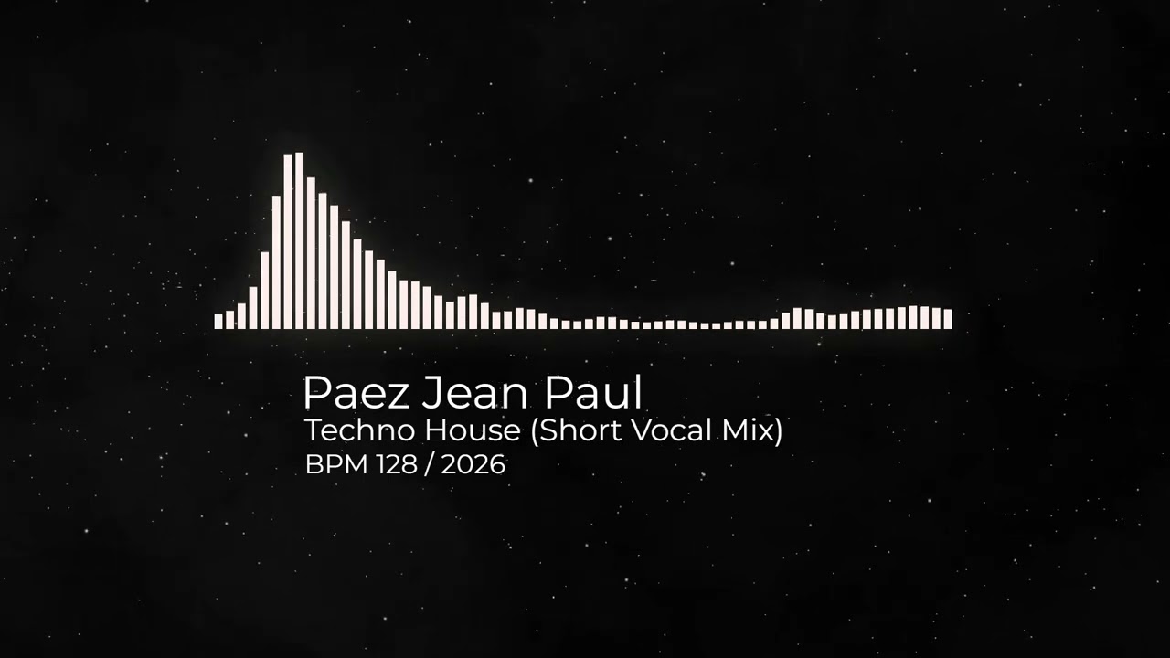 Paez Jean Paul @ Techno House (Short Vocal Mix I)