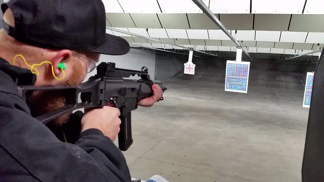 Stupid fast rate of fire of the H&K G36!