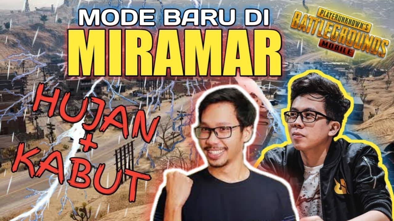 MODE BARU TURUN HUJAN + KABUT DI MIRAMAR ?? - PUBG MOBILE INDONESIA