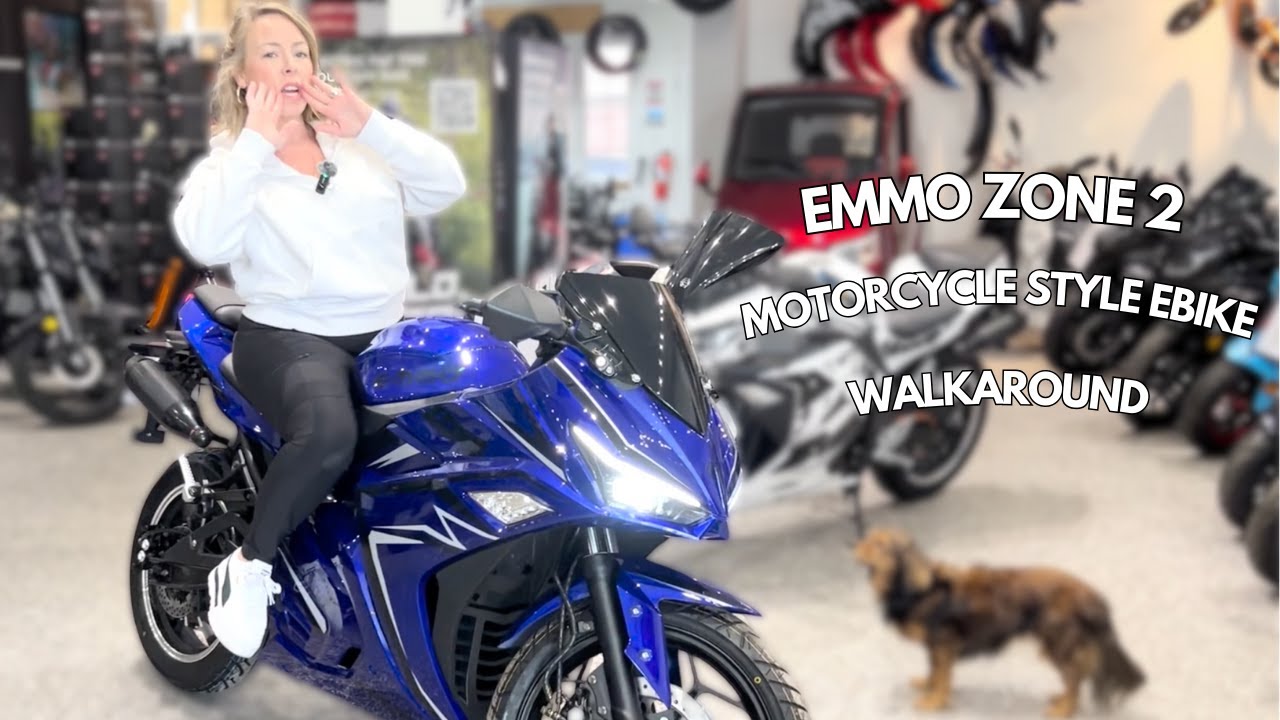 Emmo Zone II Motorcycle Style Ebike Walkaround