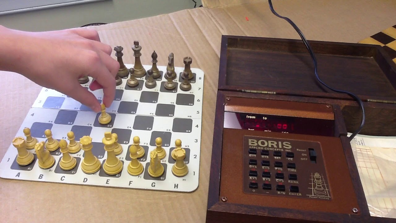 Playing Against BORIS 1979 CHESS COMPUTER