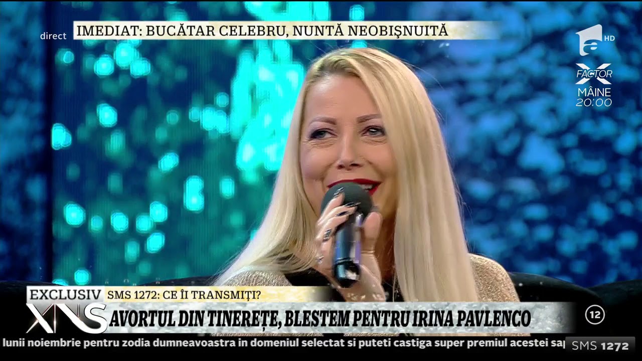 Mărturisiri cutremurătoare la Xtra Night Show! Avortul din tinerețe, blestem pentru Irina Pavlenc