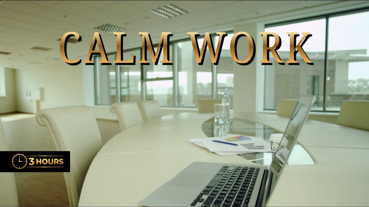 3 Hour Calm Work LoFi | Background Productivity Music | Deep Focus