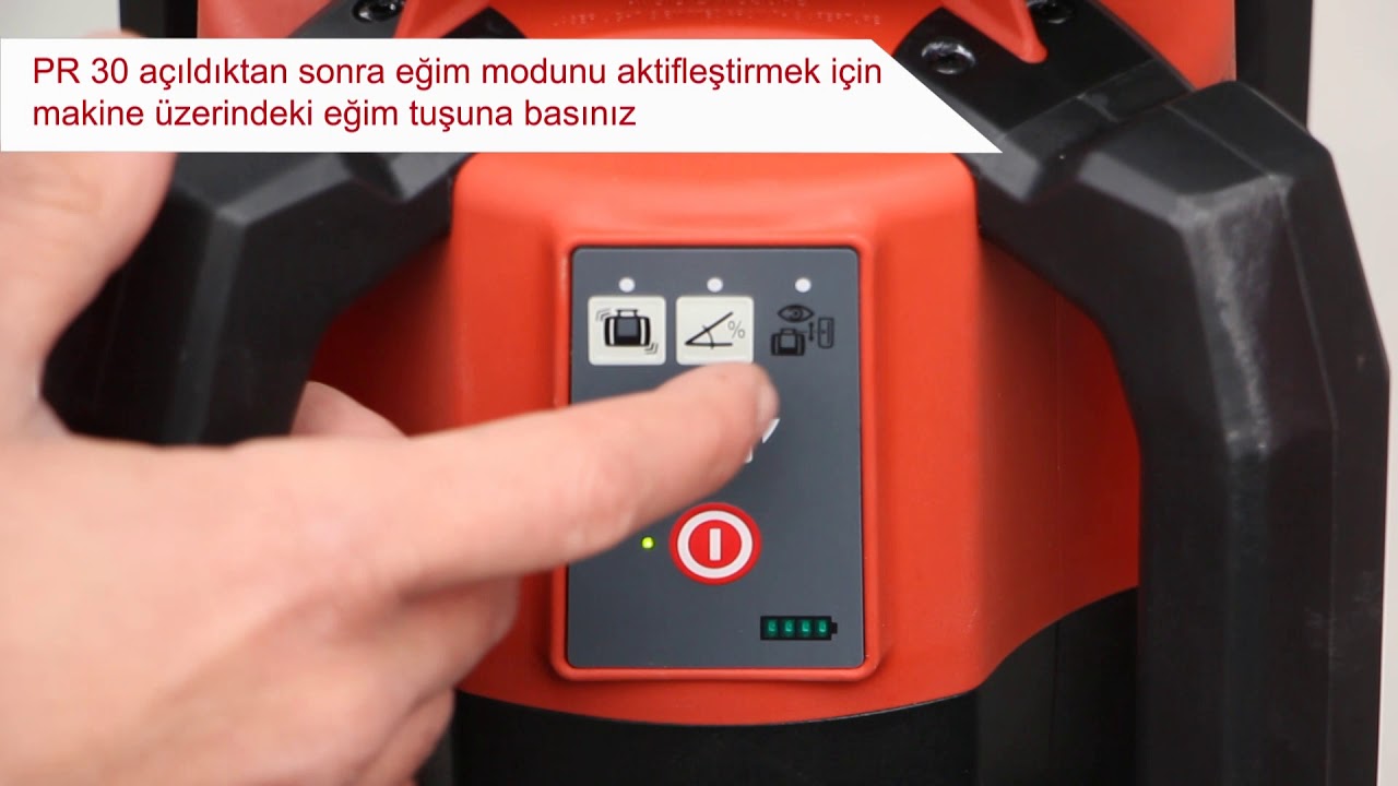 Hilti PR 30-HVS A12 - Eğim vermek hiç bu kadar kolay olmamıştı