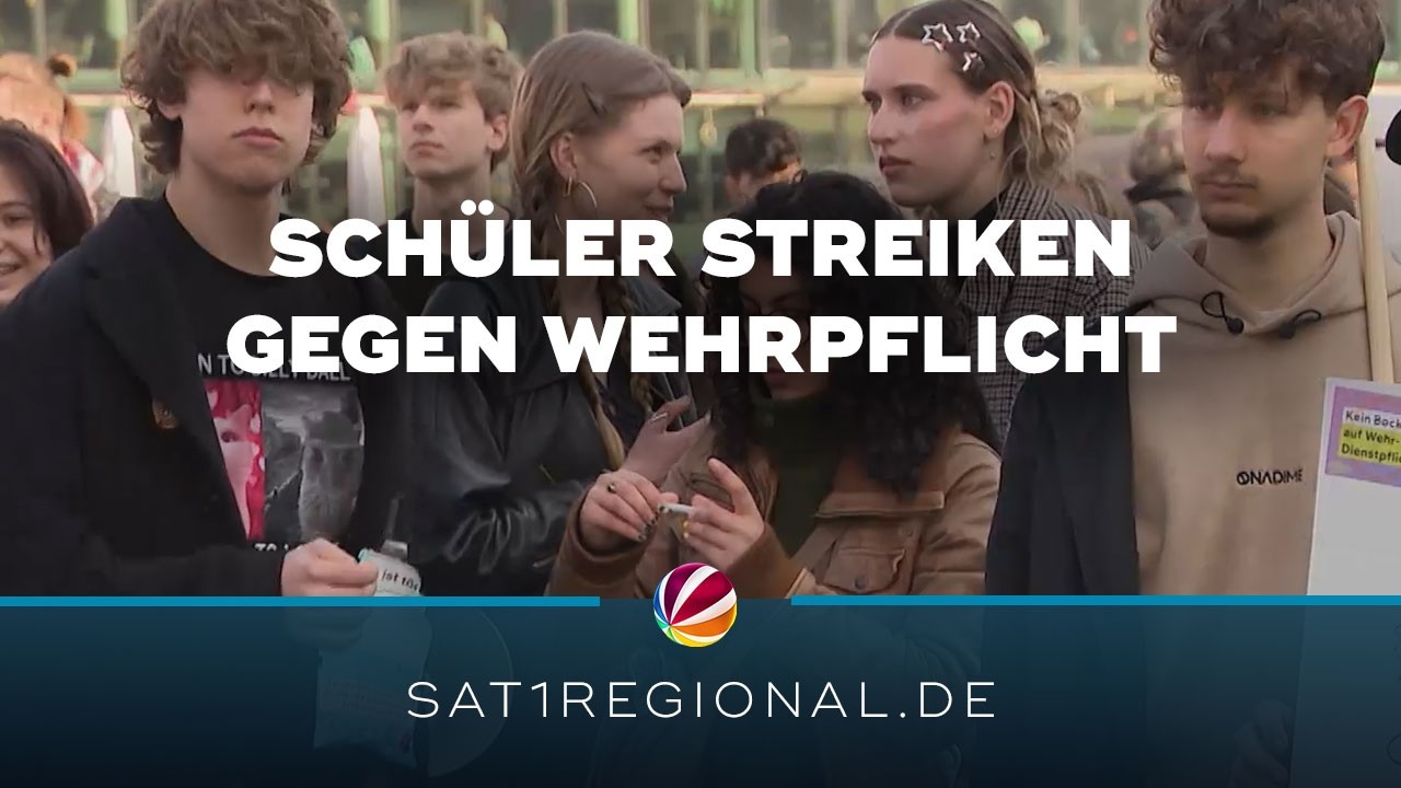 Streik gegen Wehrpflicht: Schüler demonstrieren in ganz Deutschland