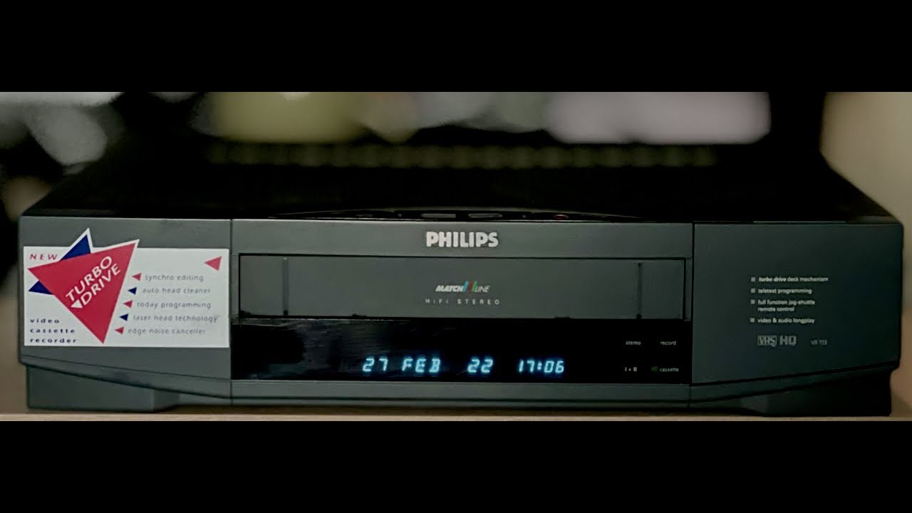 Philips VR723/02 MatchLine HiFi Stero VHS