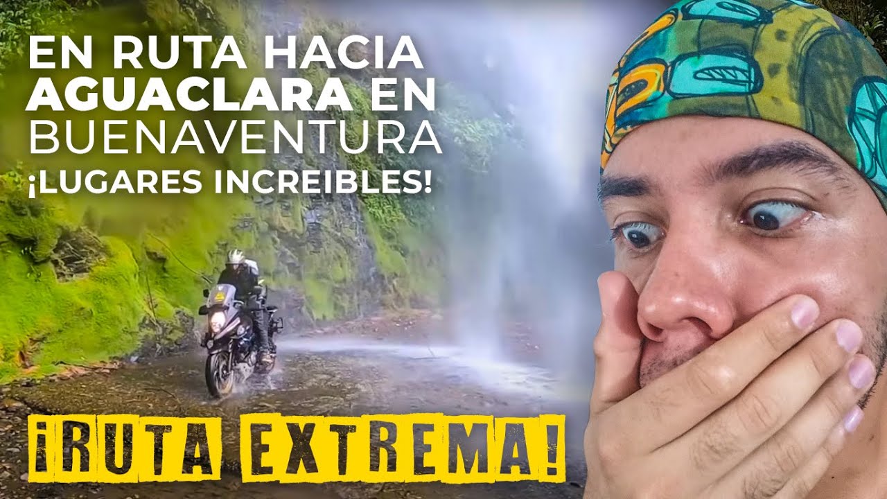 En ruta hacia agua clara buenaventura 🌿 I ⚡Tour hacia el embudo⚡ mejores rutas en MOTO