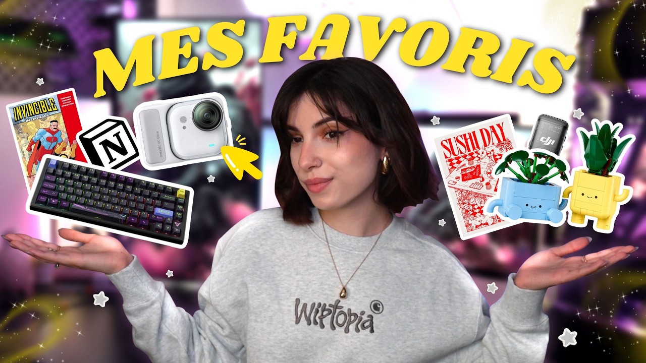 MES FAVORIS DU MOMENT (Setup, Caméra, Livre...)