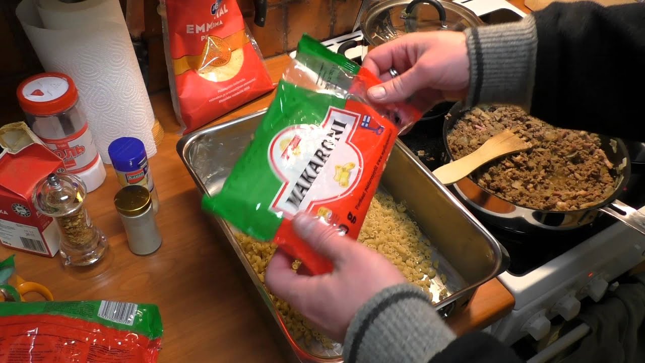 Viritetty makaronilaatikko