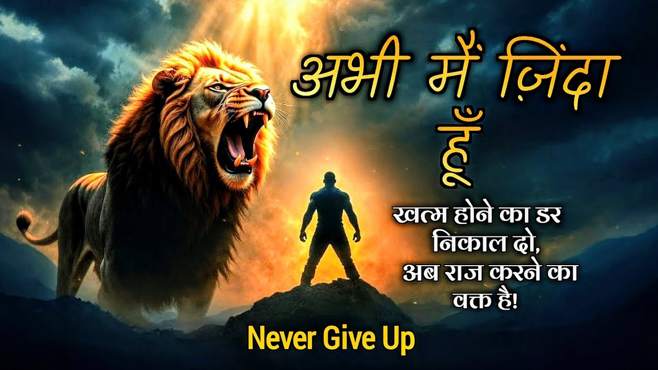 अभी मैं जिंदा हूँ | Powerful Motivational Song | Inspirational Song | Life Changing Song
