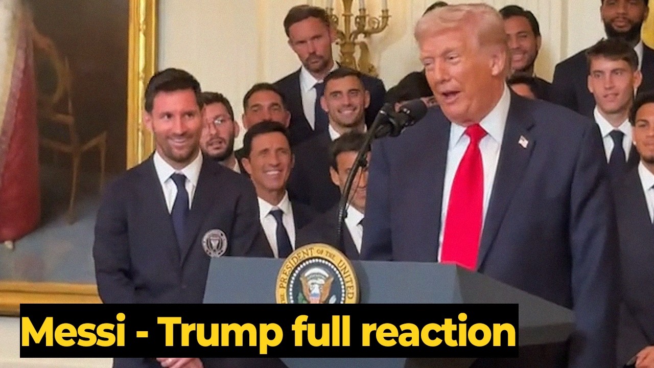 Messi Meets President Donald Trump – Full Reaction