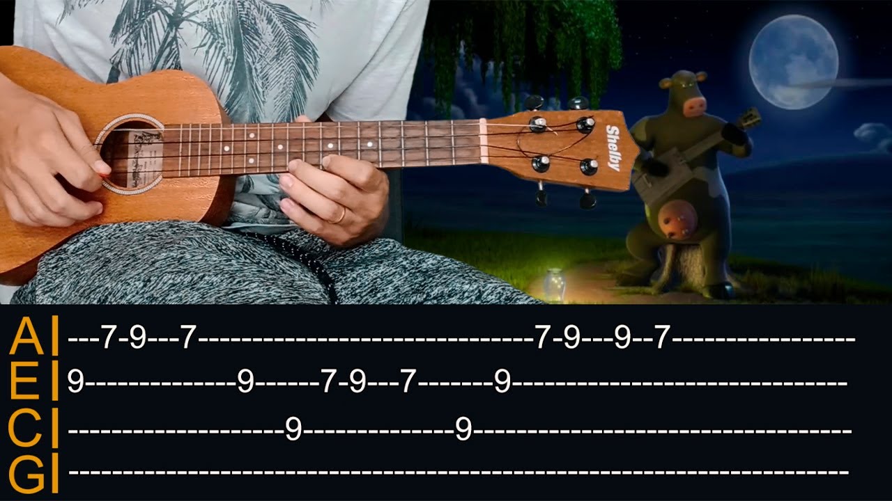 Boi Ben - NÃO VOU DAR PRA TRÁS no uKulele WITH TABS