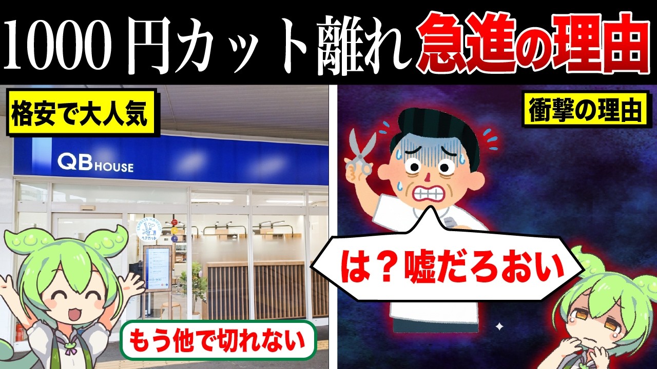1000円カット消えてる理由【ずんだもん&ゆっくり解説】