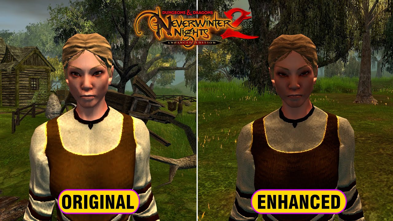 Dungeons & Dragons Neverwinter Nights 2: Enhanced Edition против Original | Сравнение графики