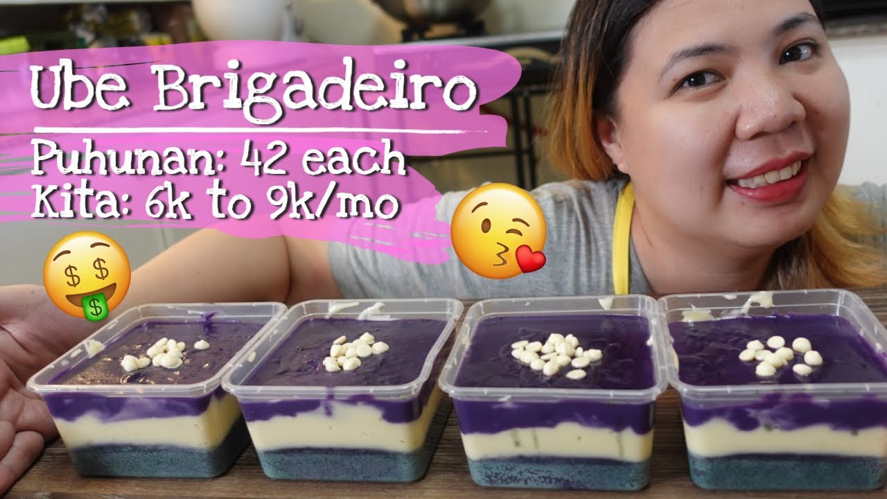 UBE BRIGADEIRO Recipe with Costing at pang NEGOSYO