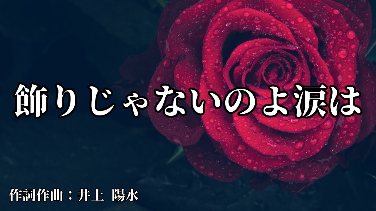 【カラオケ】飾りじゃないのよ涙は／中森 明菜【オフボーカル メロディ有り karaoke】