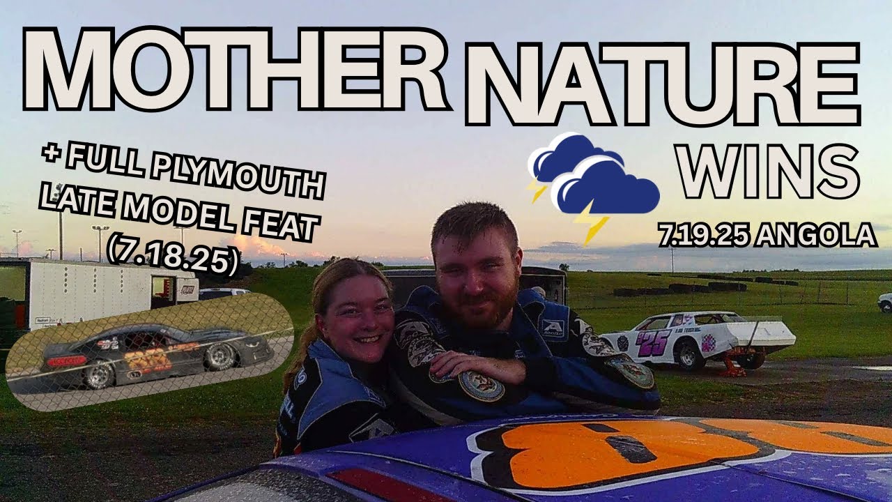 WELL WE TRIED... || 7-18 + 7-19-2025 Plymouth/Angola Racing Vlog