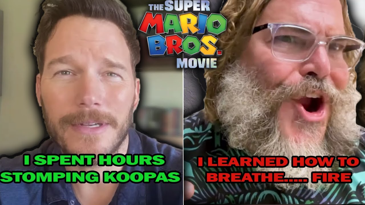 Mario Movie but Chris Pratt and Jack Black Swap Talking Speed