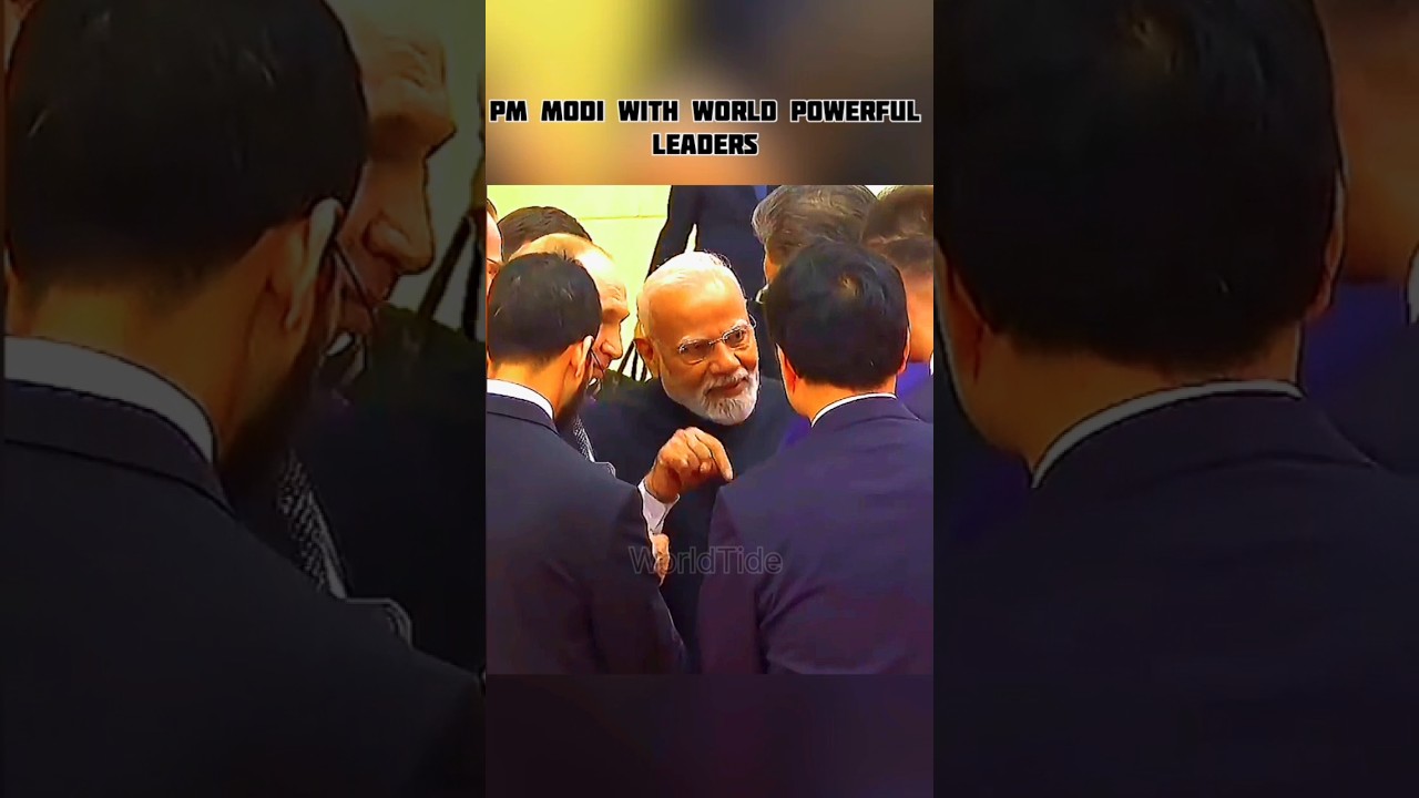 🇮🇳 PM Modi With World Leaders 🌍🔥 | India's Global Diplomatic Power #Shorts
