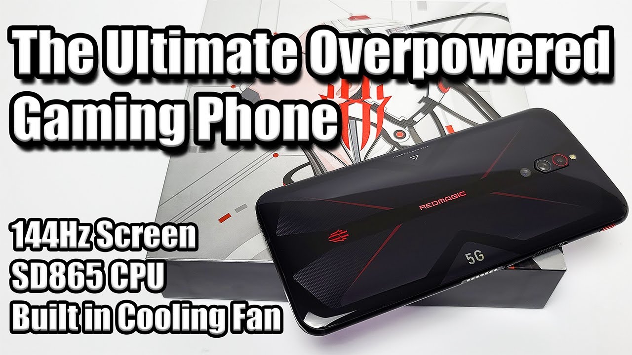 Red Magic 5G The Ultimate Overpowered Android Gaming Phone! 144Hz Screen-SD865