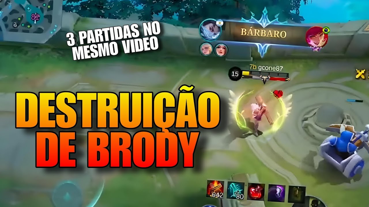 MEU PRIMEIRO BÁRBARO DA SEASON + 3 partidas no MESMO VÍDEO | Mobile Legends