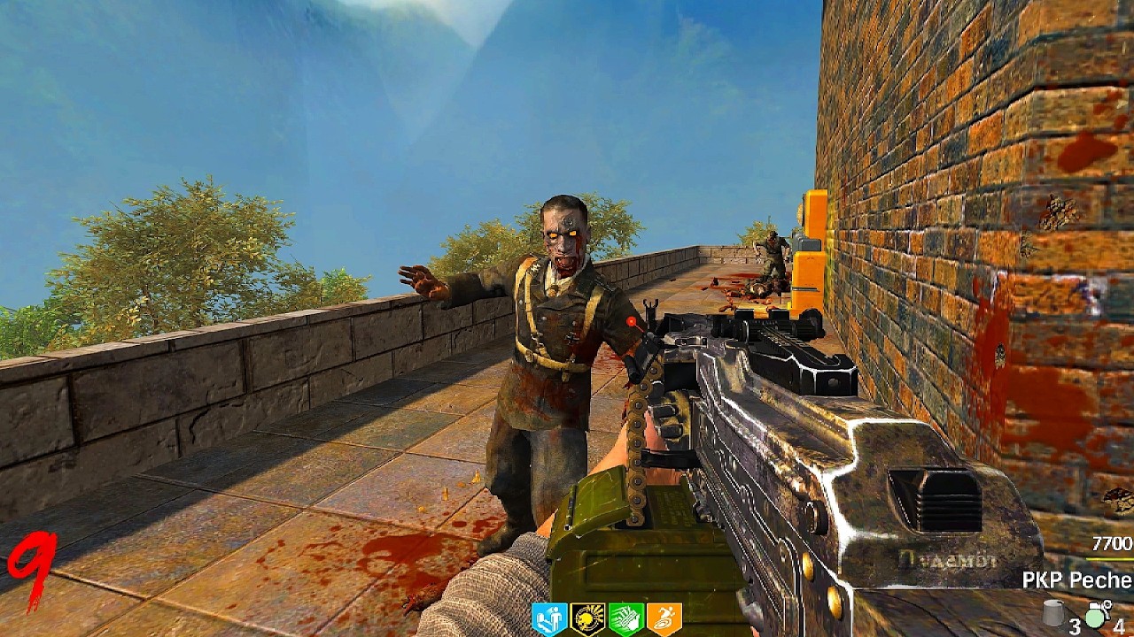 COD World at War Zombies:  Chateau Tower full Gameplay (No Commentary - 4K 60FPS)
